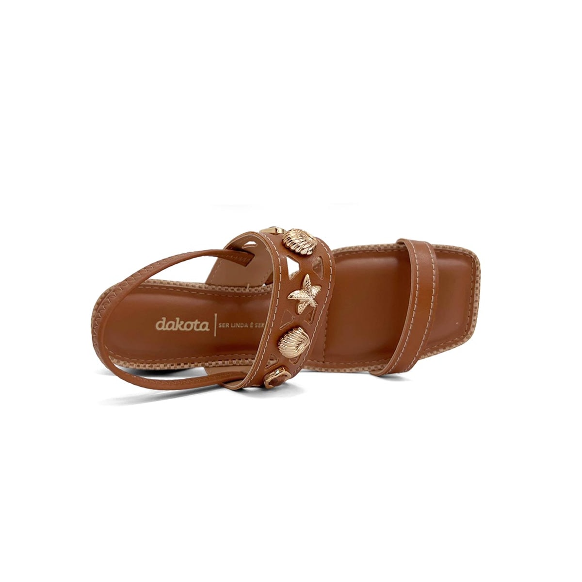 Sandália Dakota Salto Bloco Db231 Caramelo Sandália Dakota Salto Bloco Db231 Caramelo