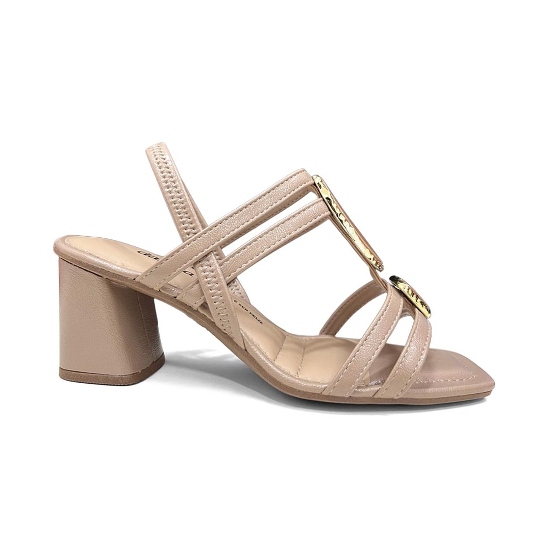 Sandália Dakota Salto Bloco Db661 Capuccino Sandália Dakota Salto Bloco Db661 Capuccino
