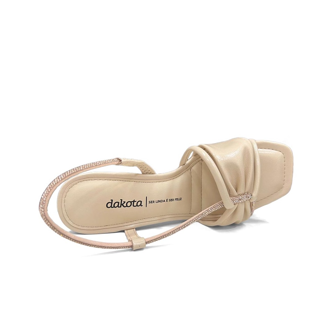 Sandália Dakota Salto Bloco Dc131 Rose