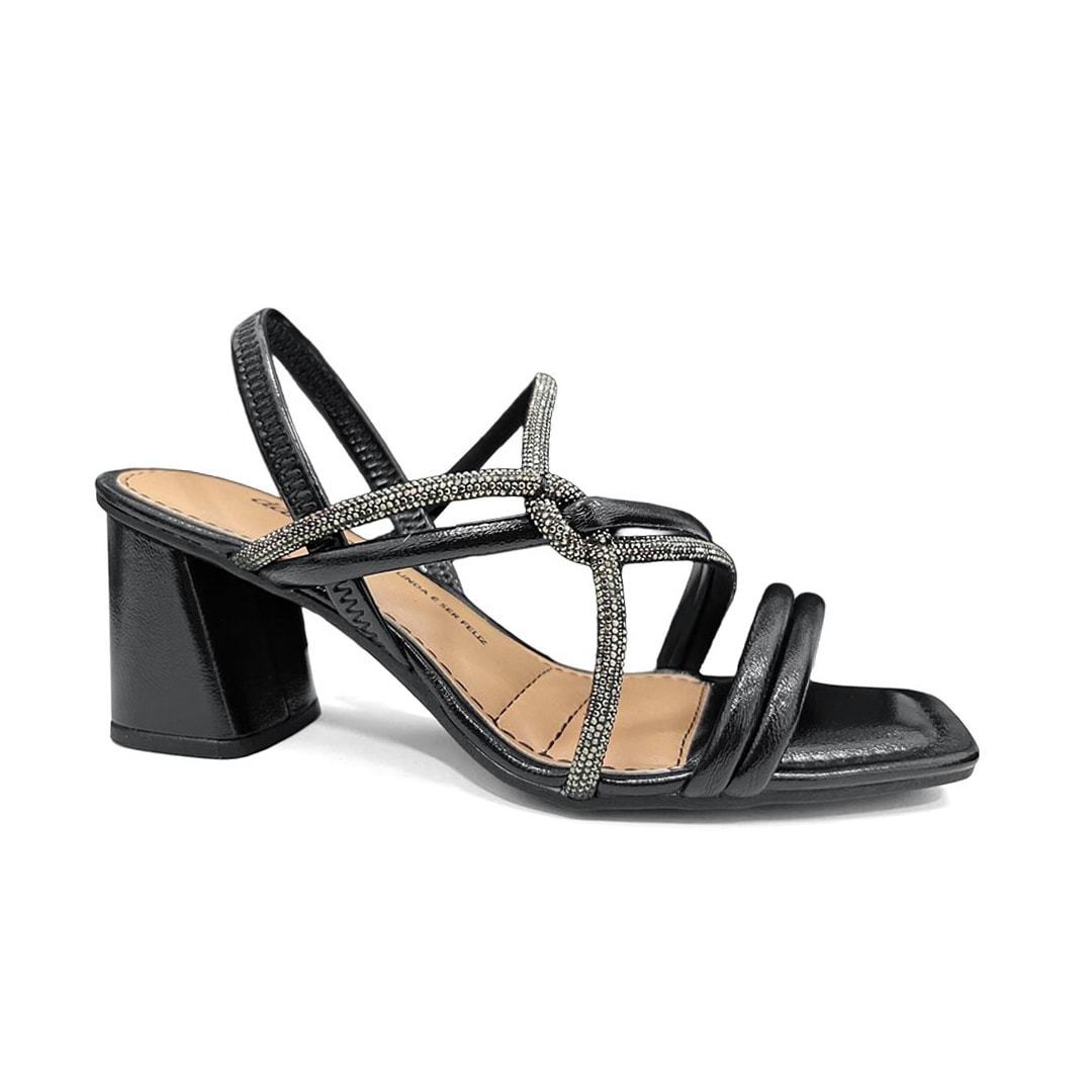Sandália Dakota Salto Bloco Dc132 Preto Sandália Dakota Salto Bloco Dc132 Preto