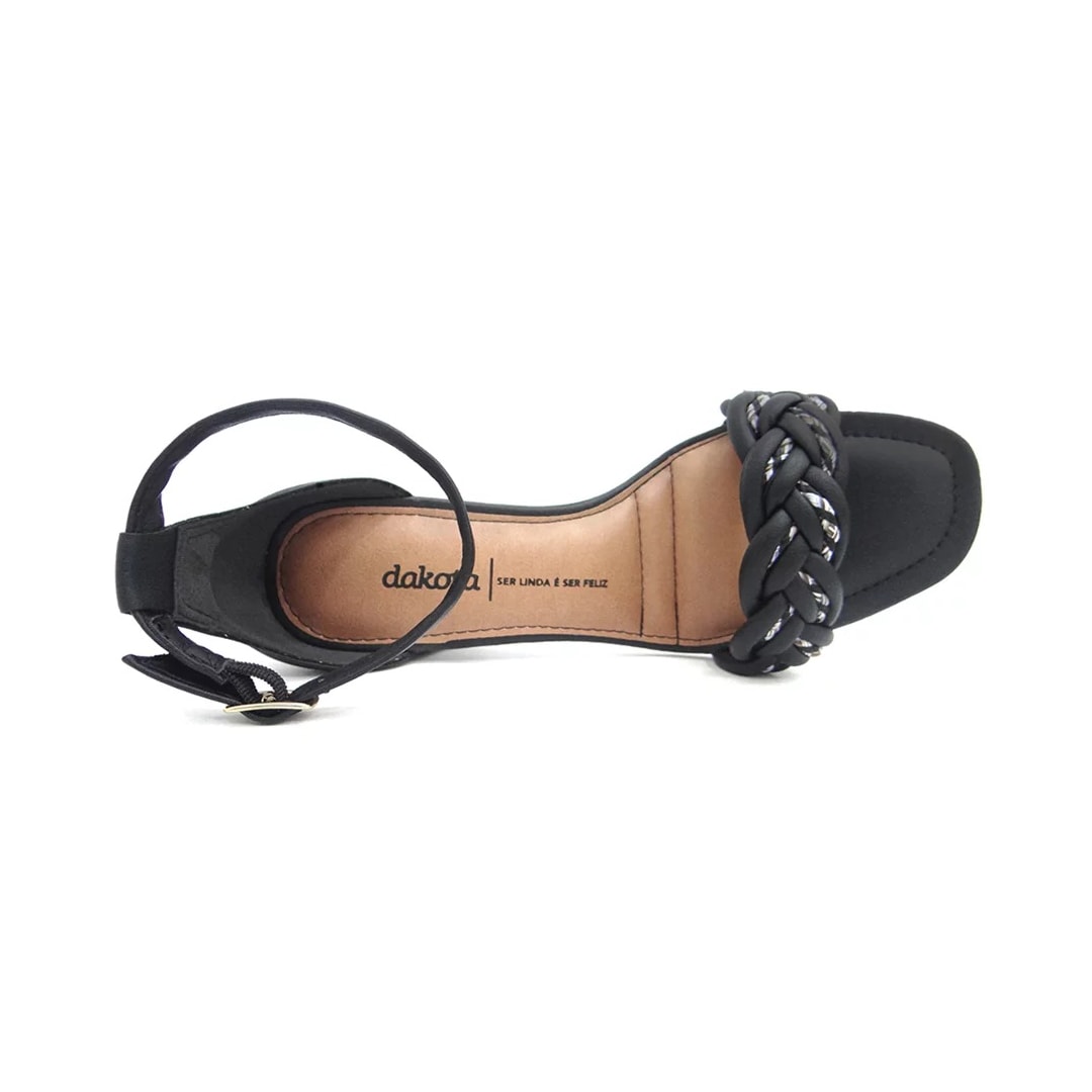 Sandália Dakota Salto Bloco Medio Y0474 Preto Sandália Dakota Salto Bloco Medio Y0474 Preto