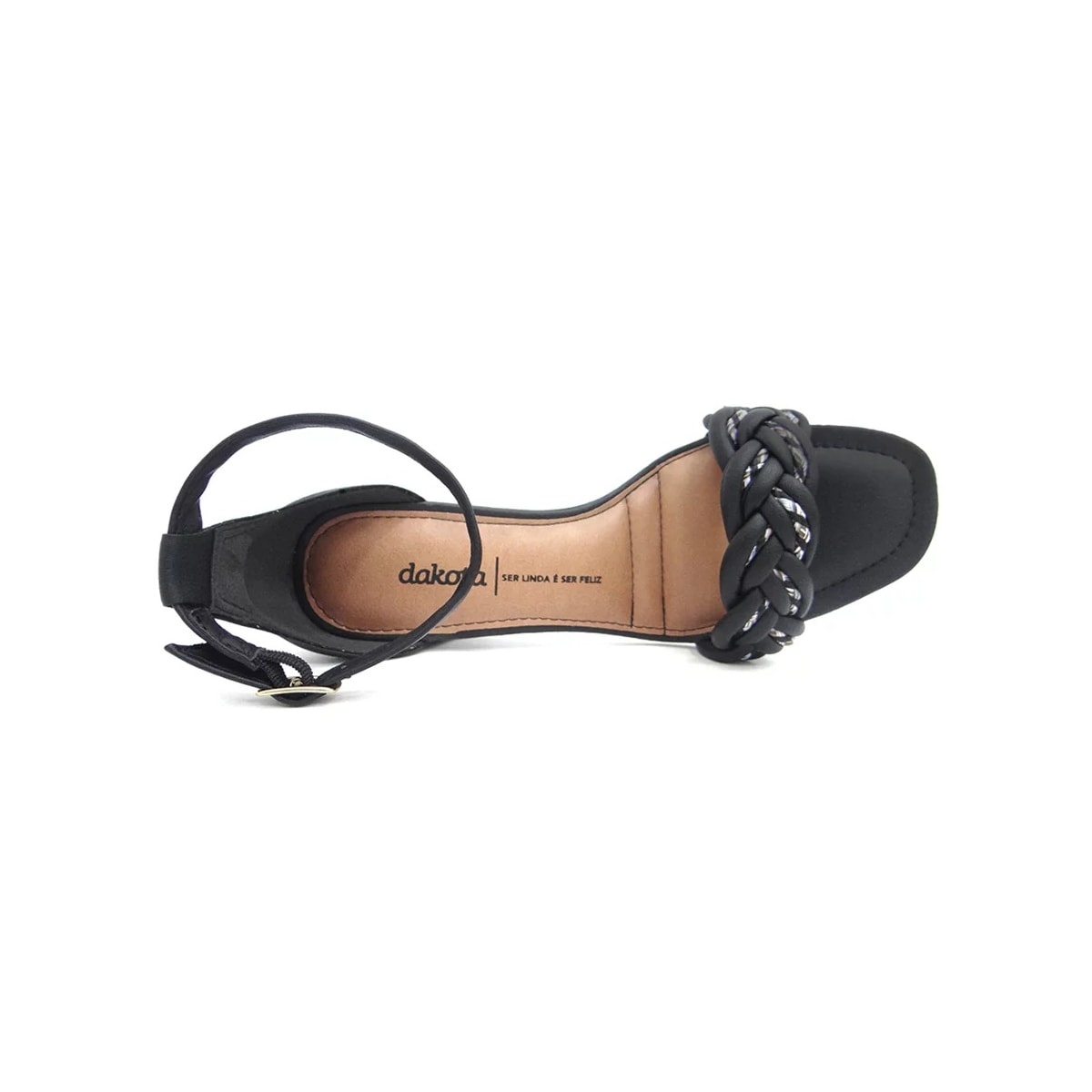 Sandália Dakota Salto Bloco Medio Y0474 Preto Sandália Dakota Salto Bloco Medio Y0474 Preto