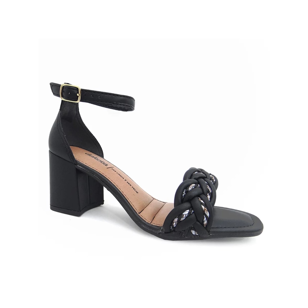 Sandália Dakota Salto Bloco Medio Y0474 Preto - Main Image