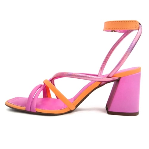 Detalhe - Sandália Dakota Salto Bloco Medio Y0511 Orquidea