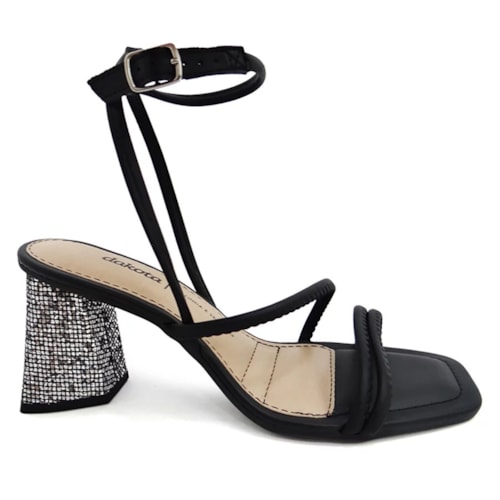 Sandalia Dakota Salto Bloco Y0982 Preto