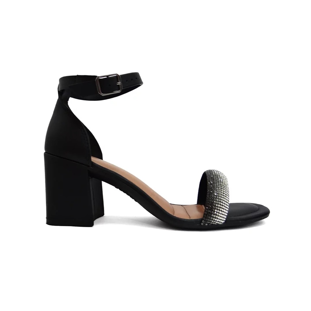 Sandália Dakota Salto Bloco Y6534 Preto