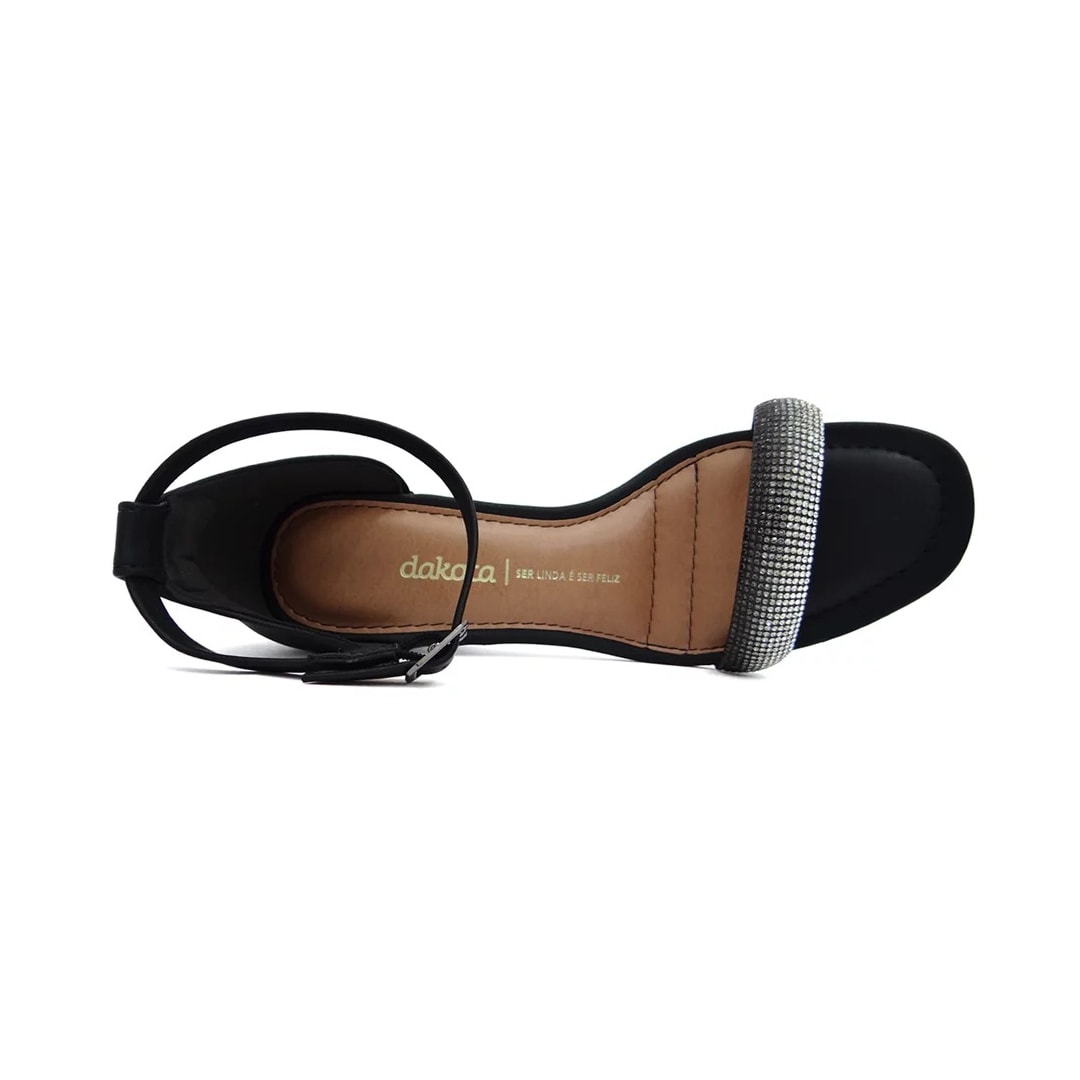 Sandália Dakota Salto Bloco Y6534 Preto