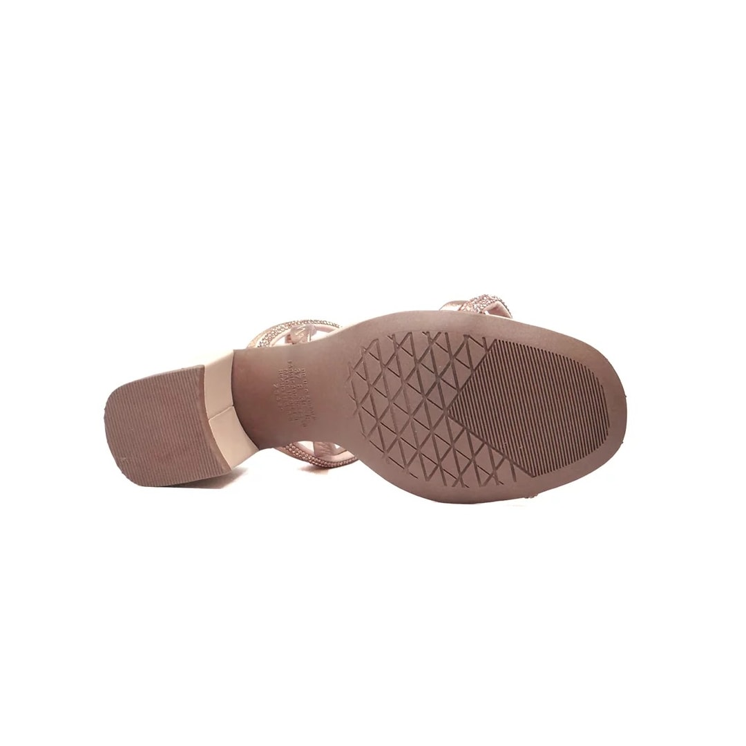 Sandália Dakota Salto Bloco Y6875 Metal Rose
