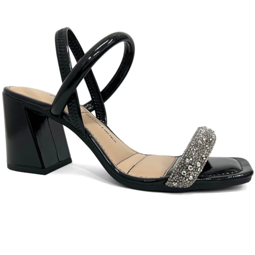 Sandália Dakota Salto Bloco Y7641 Preto