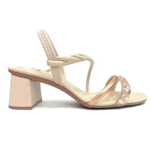 Detalhe - Sandália Dakota Salto Bloco Y7672 Rose