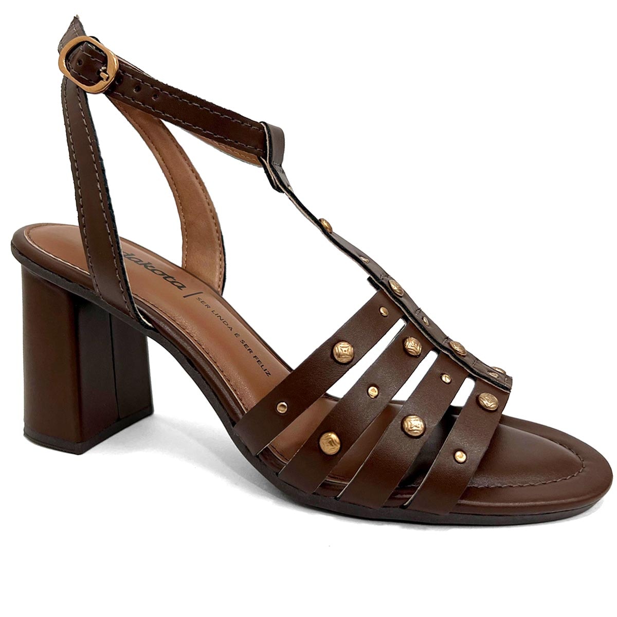 Sandália Dakota Salto Bloco Y7805 Cafe Sandália Dakota Salto Bloco Y7805 Cafe
