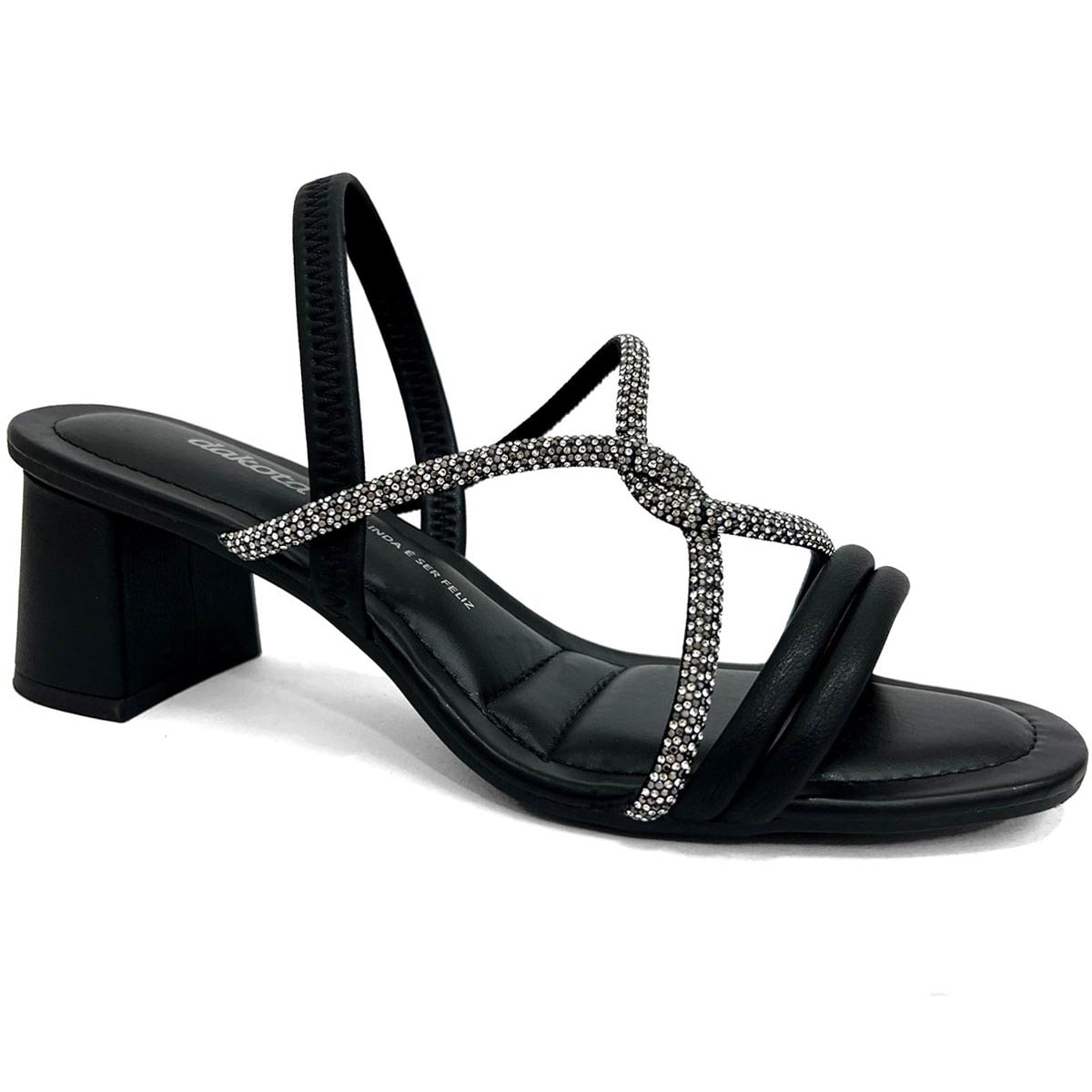 Sandália Dakota Salto Bloco Y7912 Preto Sandália Dakota Salto Bloco Y7912 Preto