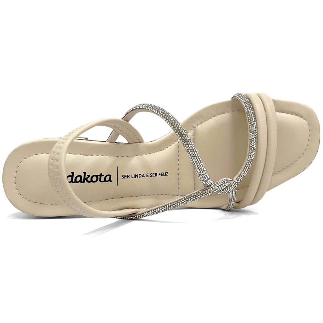 Sandália Dakota Salto Bloco Y7912 Tule Sandália Dakota Salto Bloco Y7912 Tule