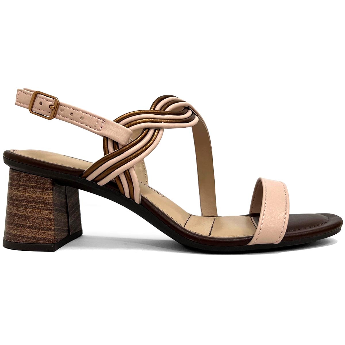Sandália Dakota Salto Bloco Y7964 Pessego Sandália Dakota Salto Bloco Y7964 Pessego