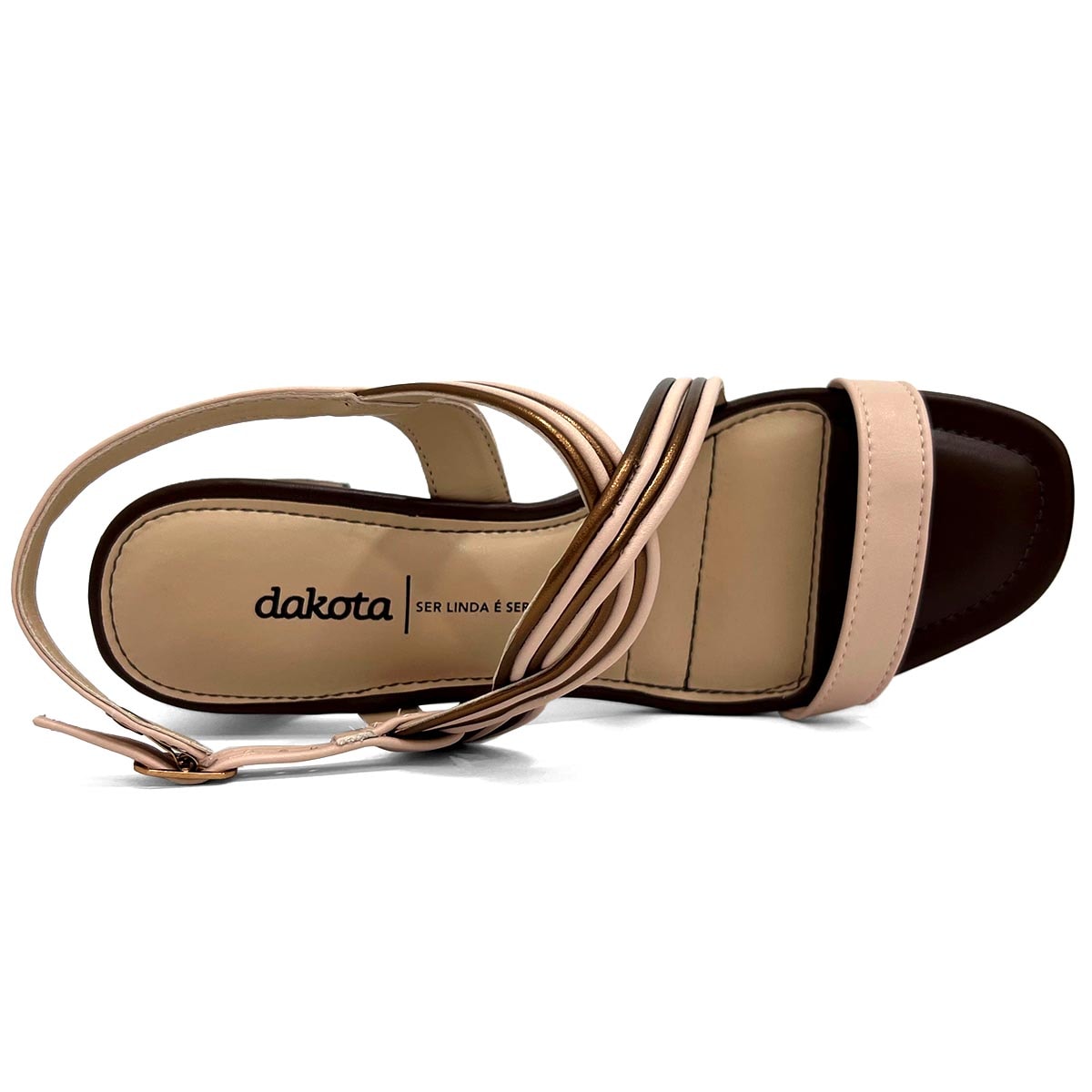 Sandália Dakota Salto Bloco Y7964 Pessego Sandália Dakota Salto Bloco Y7964 Pessego
