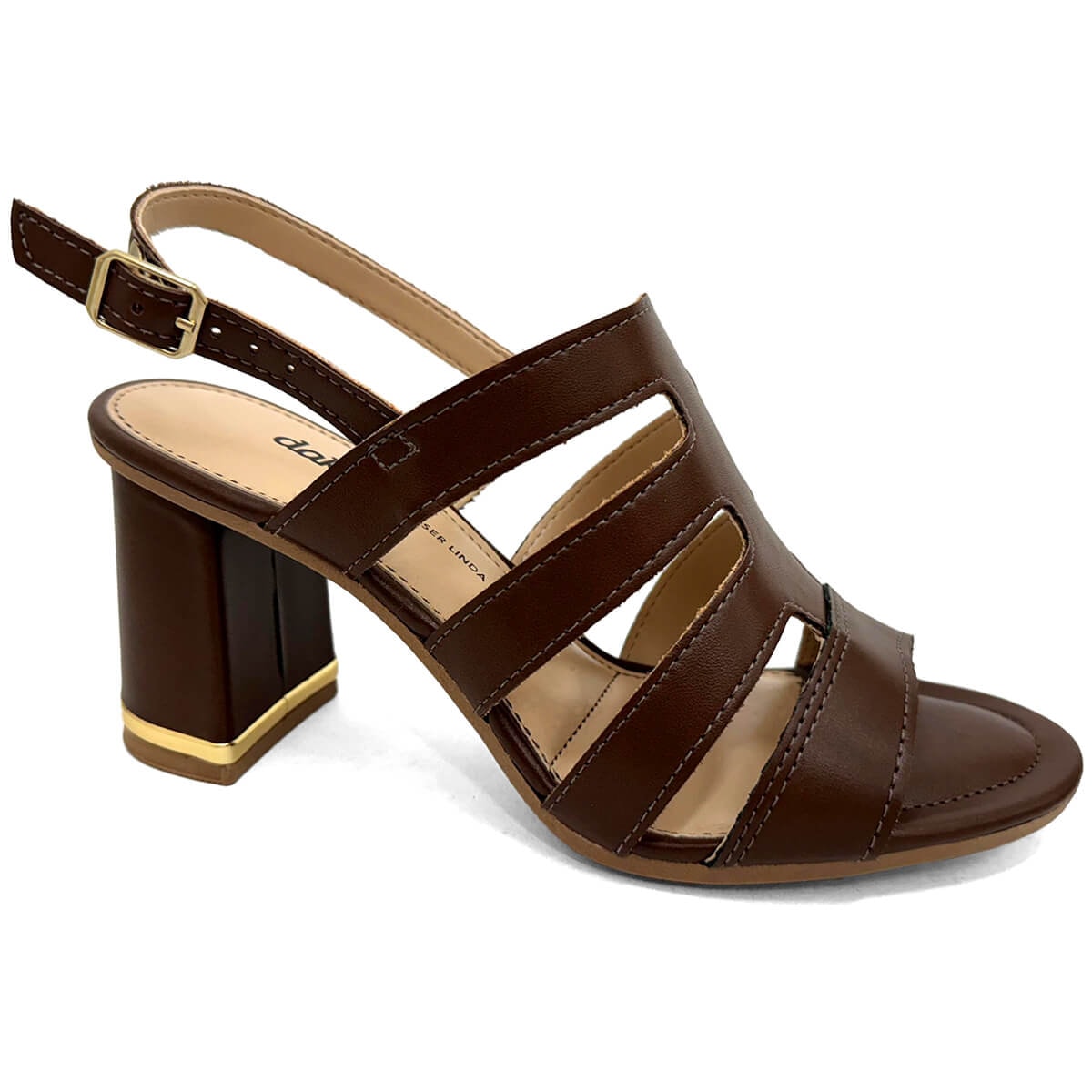 Sandália Dakota Salto Bloco Y8302 Morino Cafe Sandália Dakota Salto Bloco Y8302 Morino Cafe