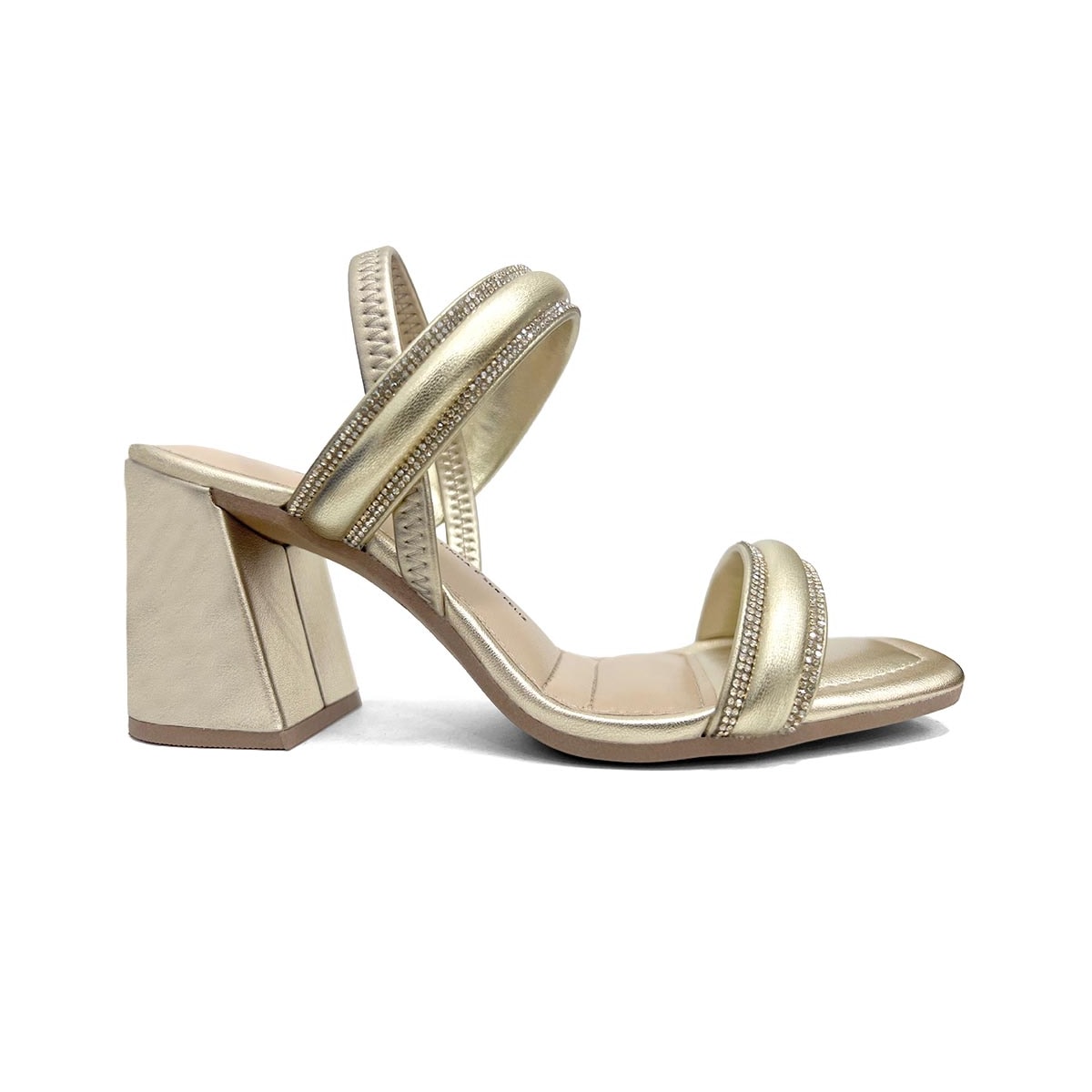 Sandália Dakota Salto Bloco Y8361 Champagne Sandália Dakota Salto Bloco Y8361 Champagne