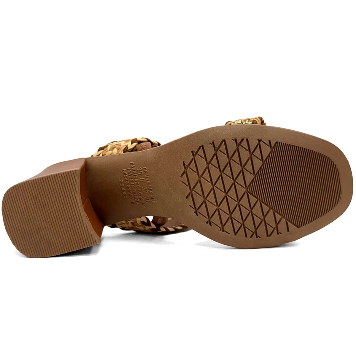 Sandália Dakota Salto Bloco Y8471 Natural Sandália Dakota Salto Bloco Y8471 Natural