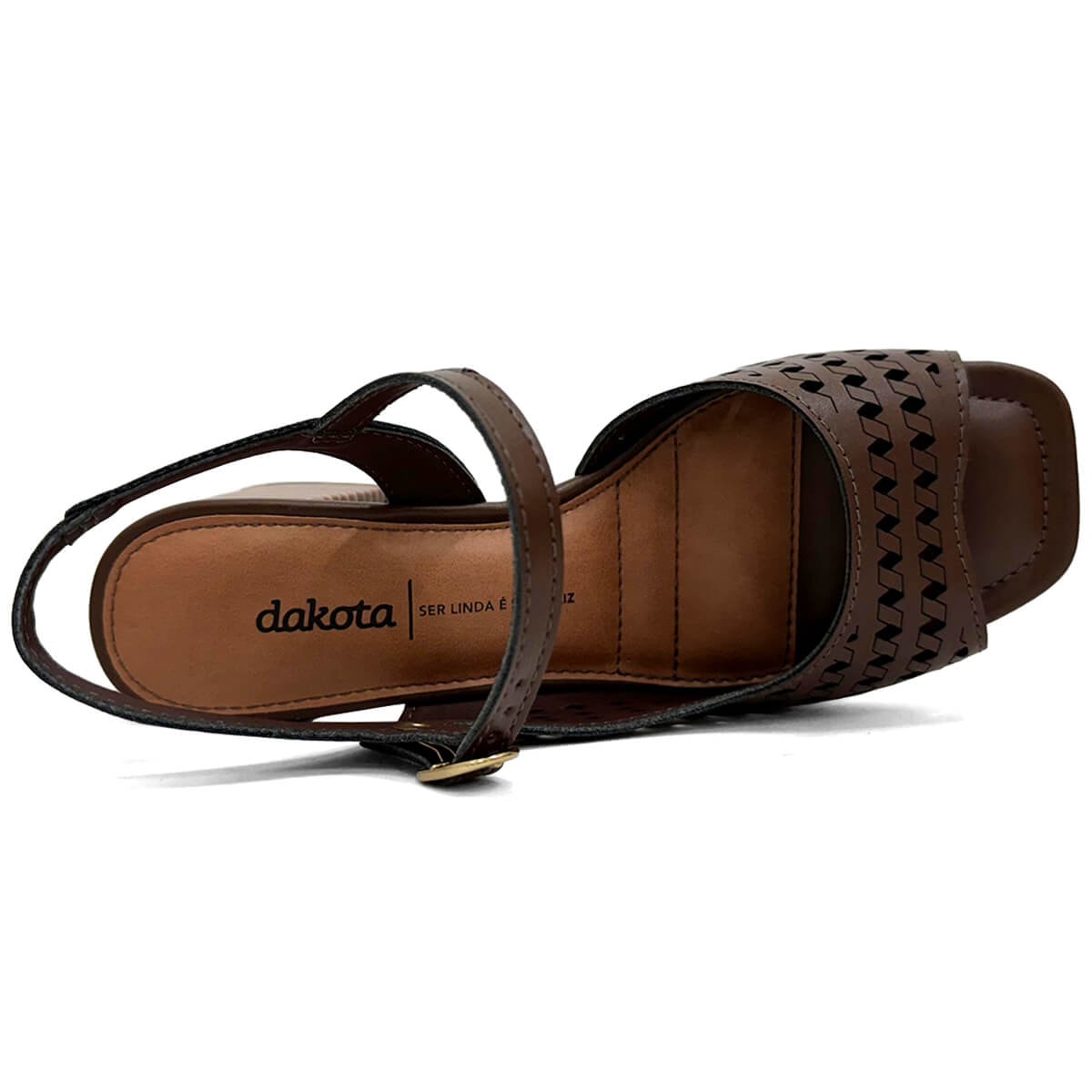 Sandália Dakota Salto Bloco Y8541 Morino Cafe Sandália Dakota Salto Bloco Y8541 Morino Cafe