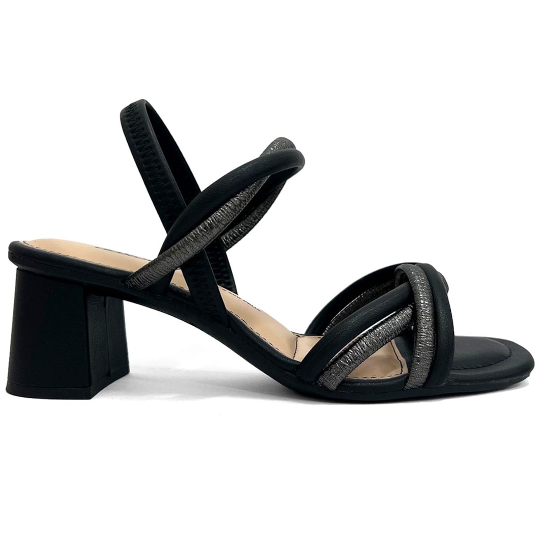 Sandália Dakota Salto Bloco Y8721 Preto