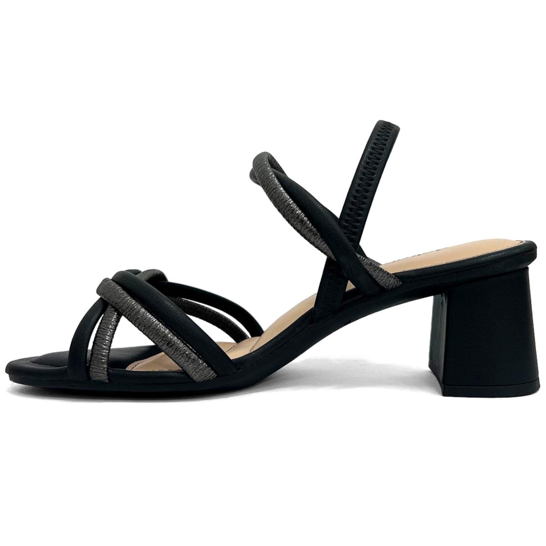 Sandália Dakota Salto Bloco Y8721 Preto