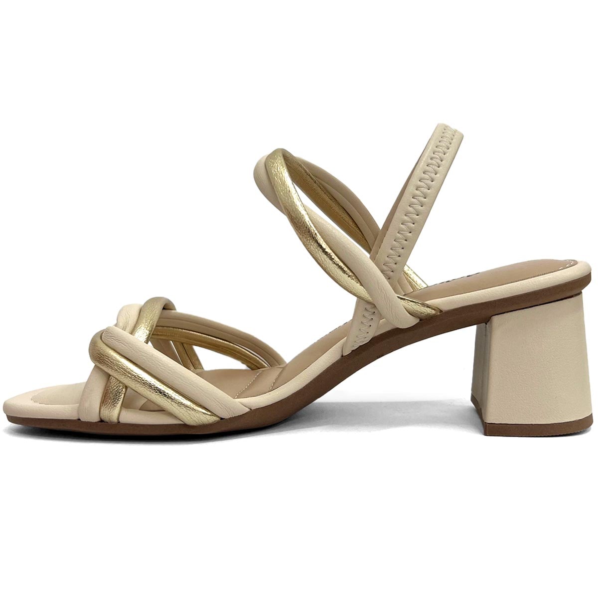 Sandália Dakota Salto Bloco Y8721 Tule Sandália Dakota Salto Bloco Y8721 Tule