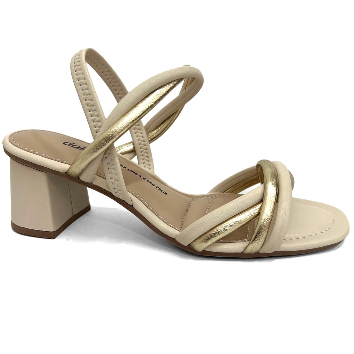 Sandália Dakota Salto Bloco Y8721 Tule Sandália Dakota Salto Bloco Y8721 Tule