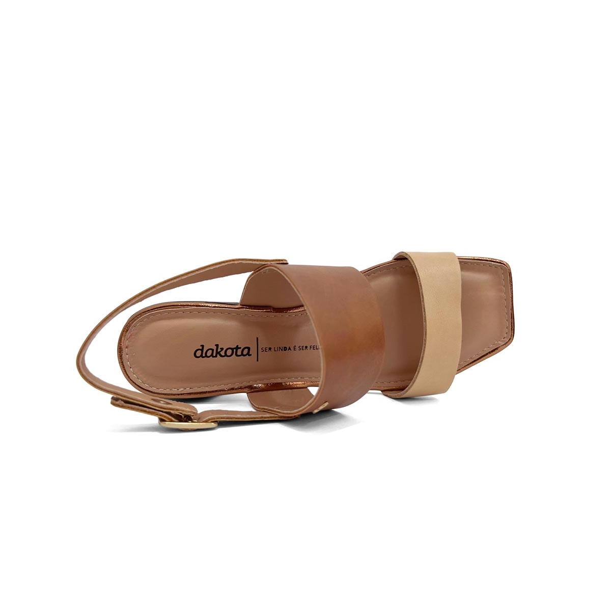 Sandália Dakota Salto Bloco Y9192 Granola Sandália Dakota Salto Bloco Y9192 Granola