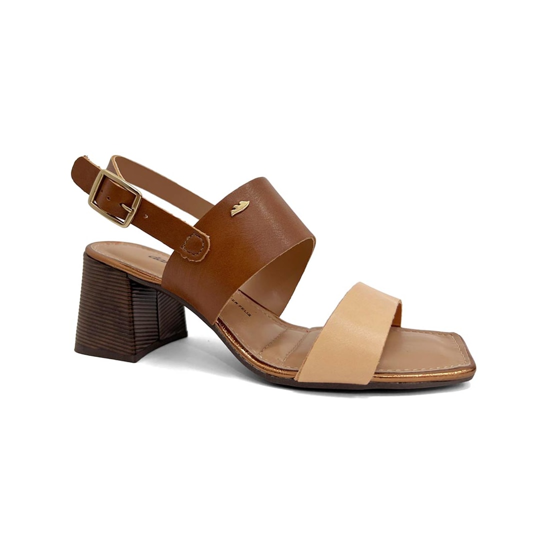 Sandália Dakota Salto Bloco Y9192 Granola Sandália Dakota Salto Bloco Y9192 Granola