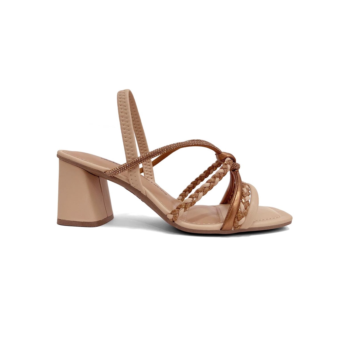 Sandália Dakota Salto Bloco Y9761 Caramelo Sandália Dakota Salto Bloco Y9761 Caramelo