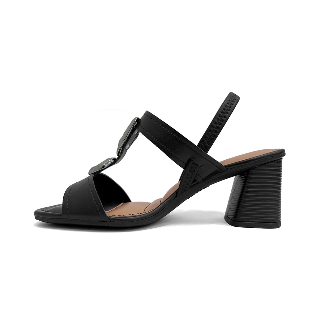 Sandália Dakota Salto Bloco Y9769 Preto