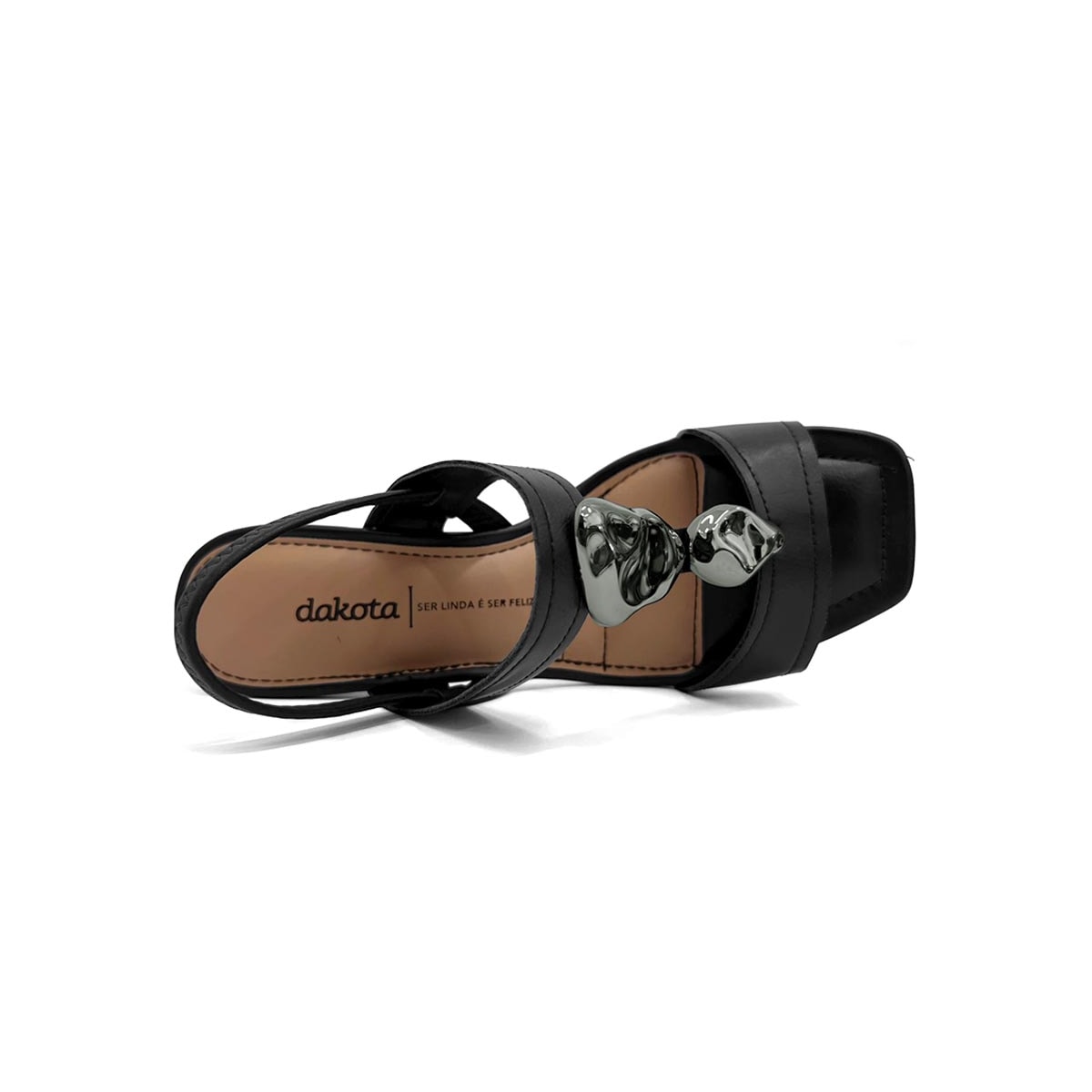 Sandália Dakota Salto Bloco Y9769 Preto Sandália Dakota Salto Bloco Y9769 Preto