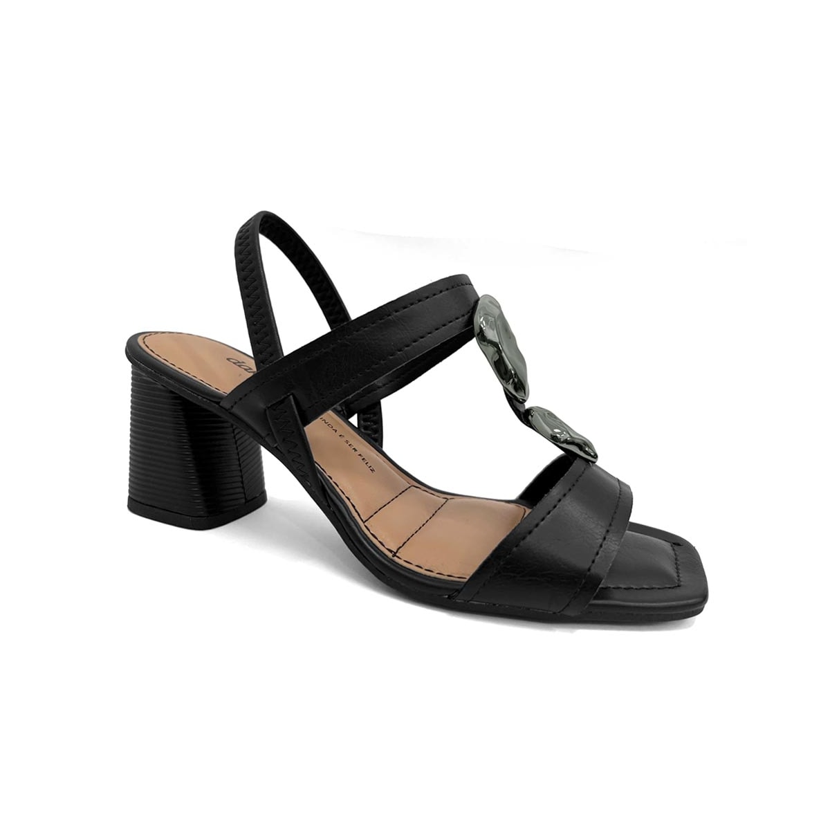 Sandália Dakota Salto Bloco Y9769 Preto Sandália Dakota Salto Bloco Y9769 Preto