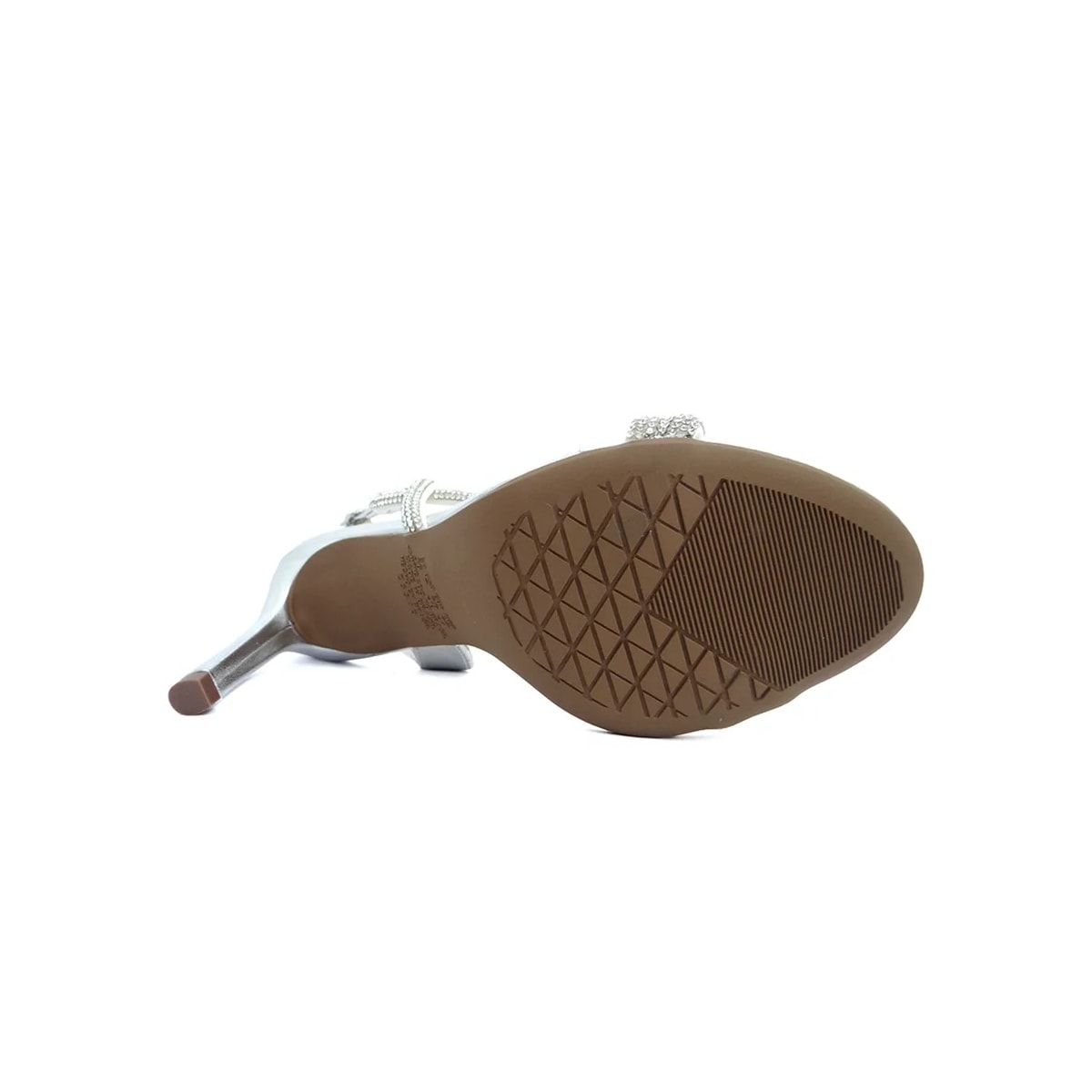Sandália Dakota Salto Fino Y0632 Cristal/Metal Prata