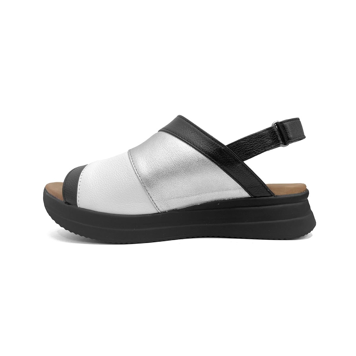 Sandália De Couro Anatômica Opananken 65112 Preto Sandália De Couro Anatômica Opananken 65112 Preto