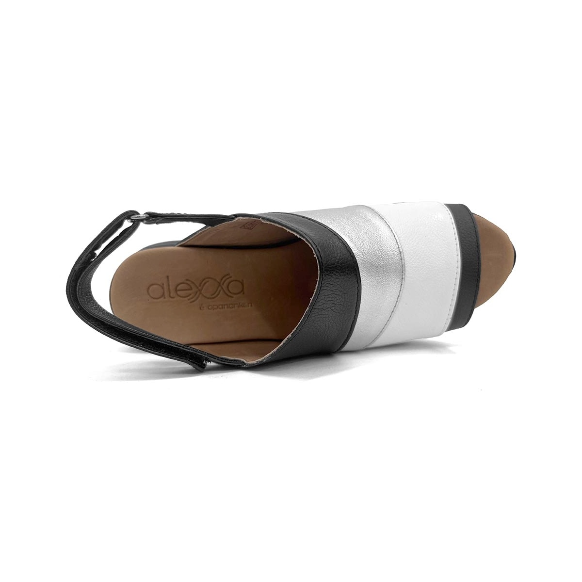 Sandália De Couro Anatômica Opananken 65112 Preto Sandália De Couro Anatômica Opananken 65112 Preto