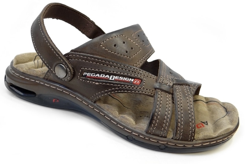 sandália pegada tira lateral