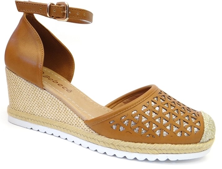 sandalia espadrille anabela