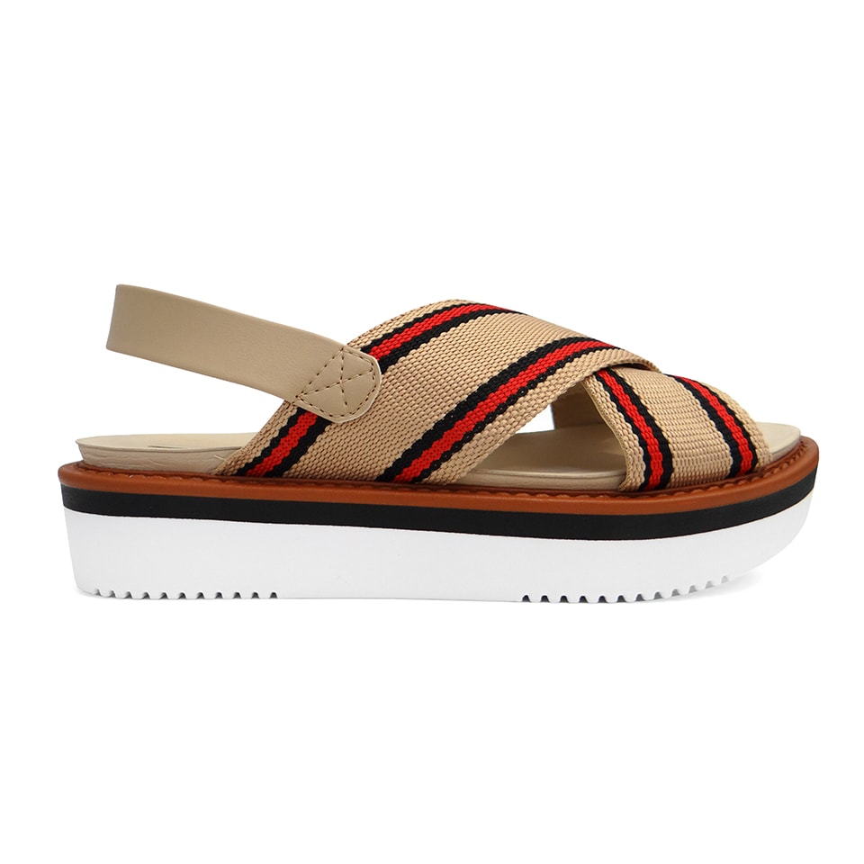 sandalia flatform moleca