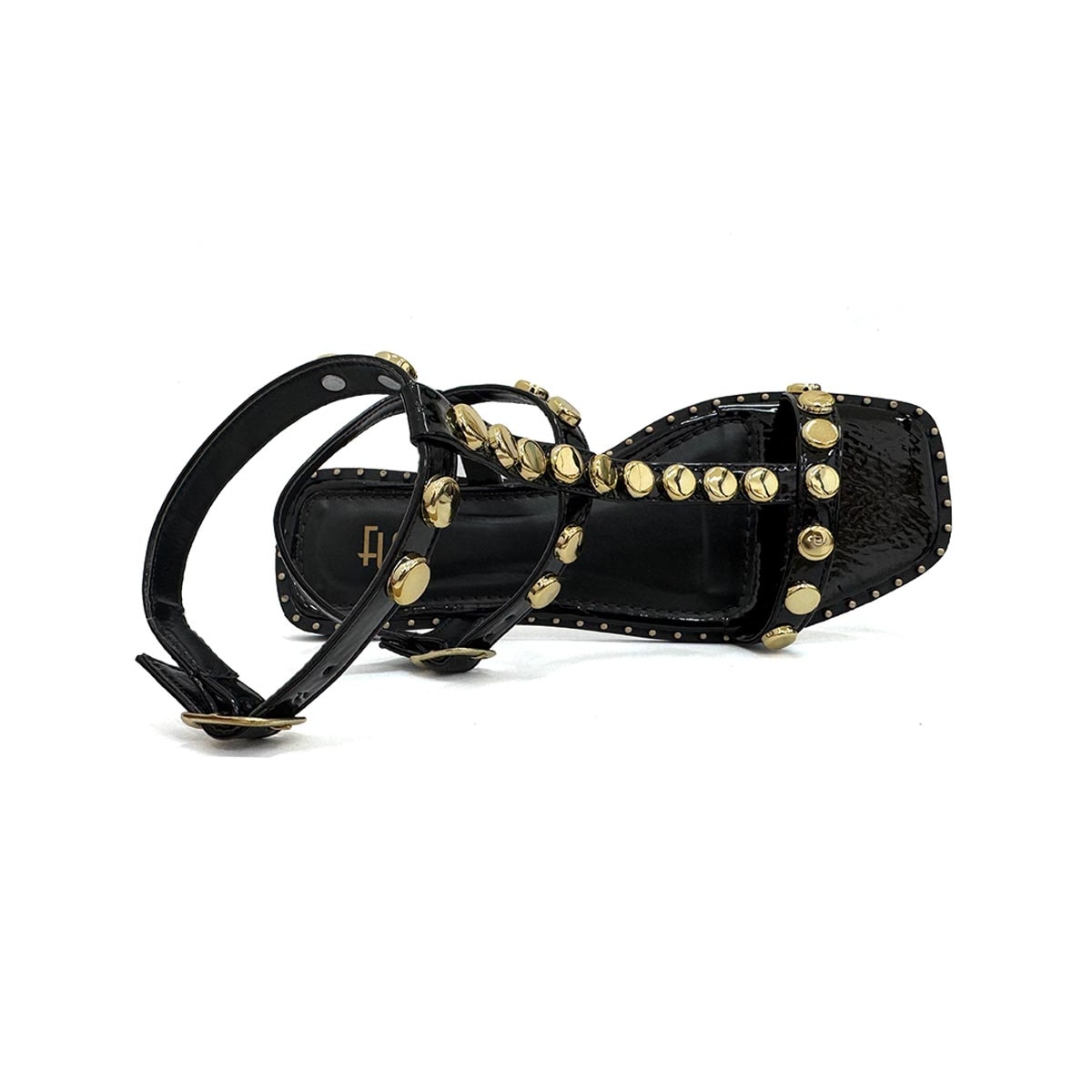 Sandália Flats Rasteira 3/521 Preto Sandália Flats Rasteira 3/521 Preto