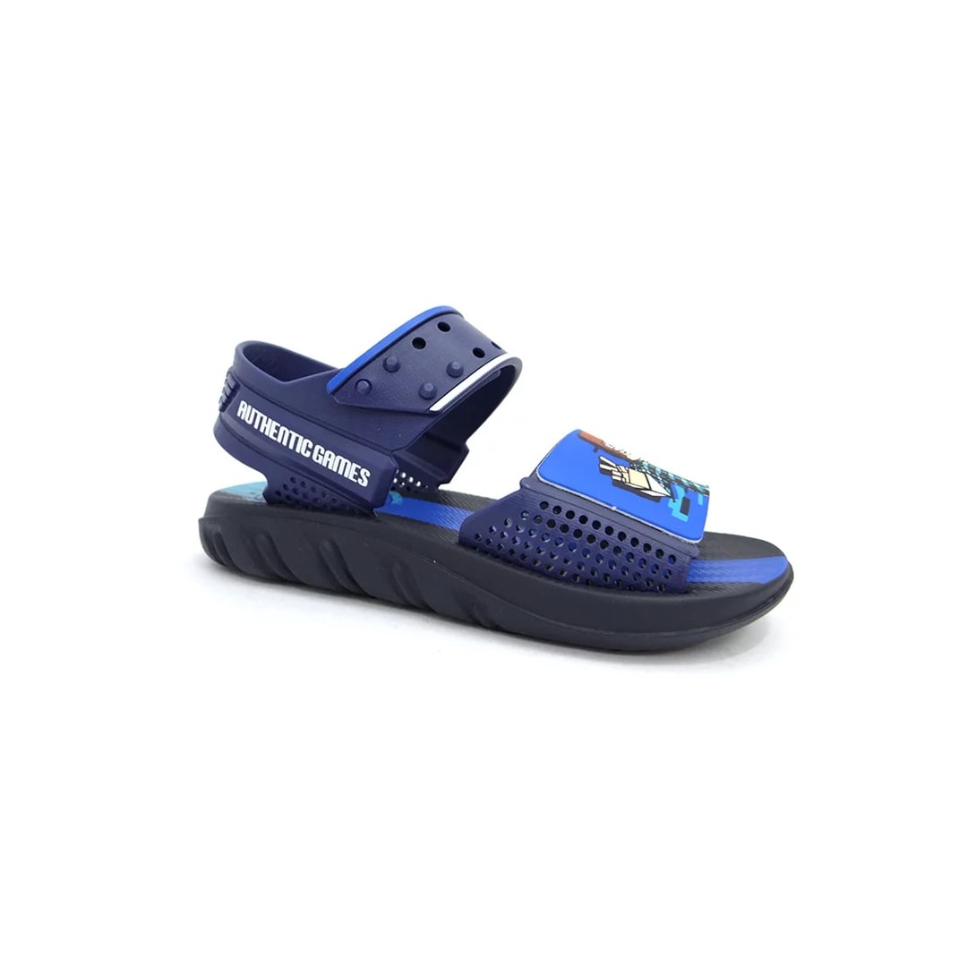 Sandália Grendene Authentic Games Play Acti Menino 22627 Azul/Azul