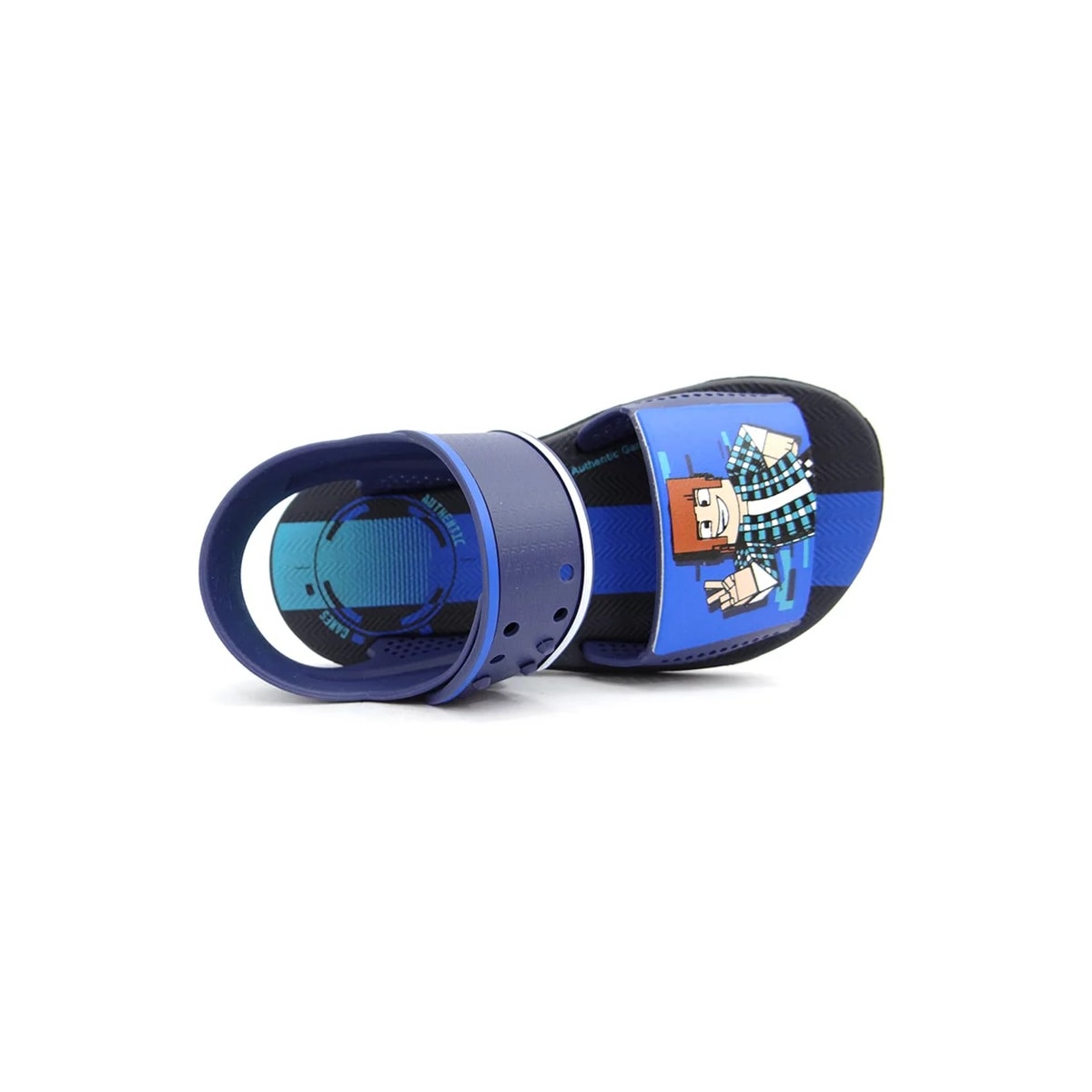 Sandália Grendene Authentic Games Play Acti Menino 22627 Azul/Azul