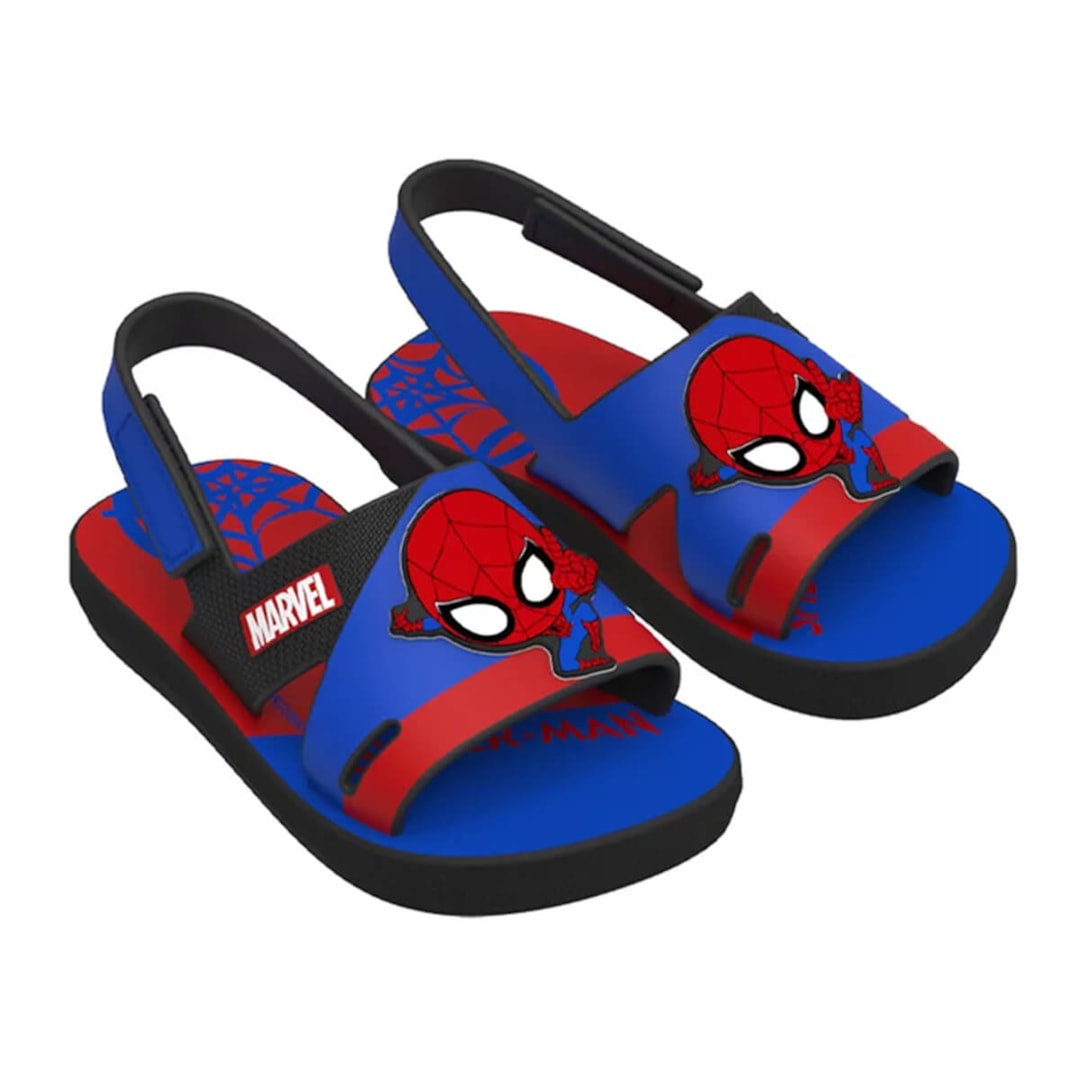 Sandália Grendene Baby Marvel Modern Menino 22456 Preto/Azul Sandália Grendene Baby Marvel Modern Menino 22456 Preto/Azul