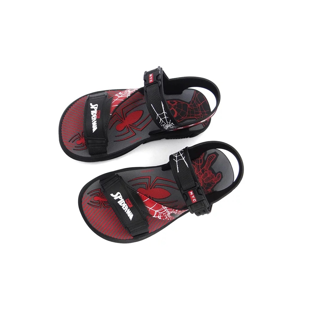 Sandália Grendene Infantil Homem Aranha Lançador 22765 Preto/Vermelho Sandália Grendene Infantil Homem Aranha Lançador 22765 Preto/Vermelho