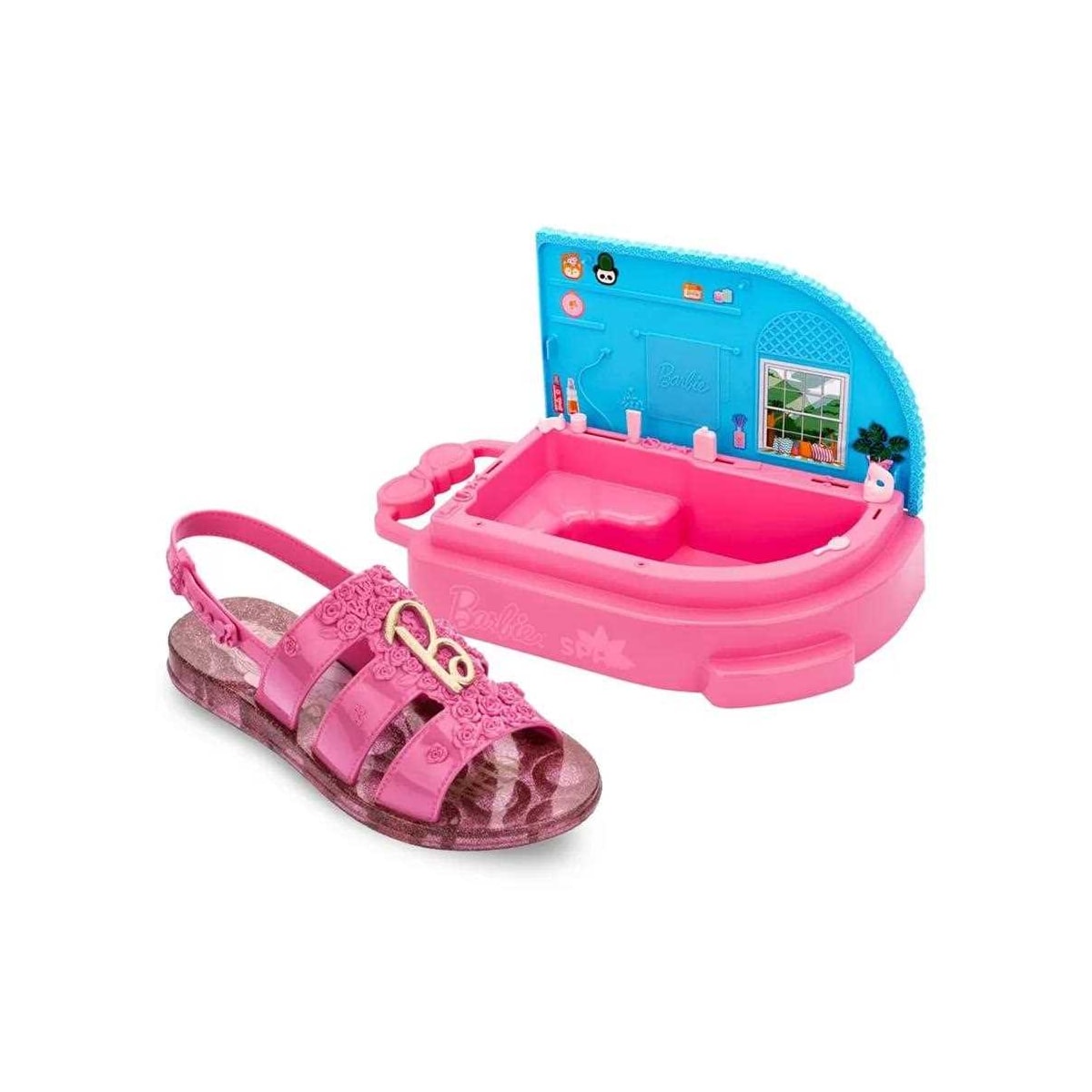 Sandália Grendene Kids Menina 22485 Rosa/Rosa Sandália Grendene Kids Menina 22485 Rosa/Rosa