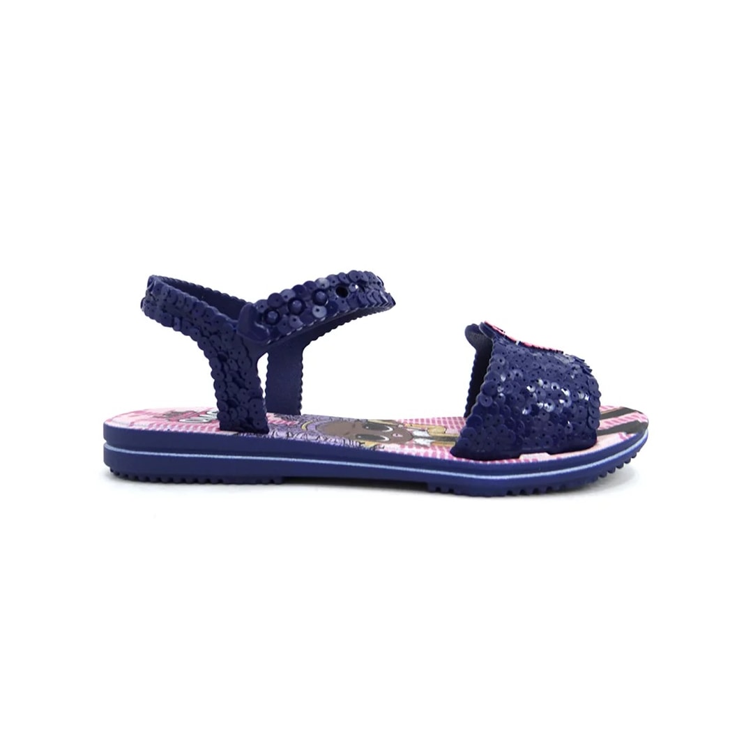 Sandália Grendene Kids Menina 22495 Azul/Azul/Rosa
