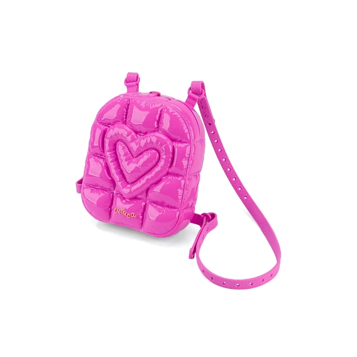 Sandália Grendene Luluca Bubble Bag 22744 Preto/Rosa