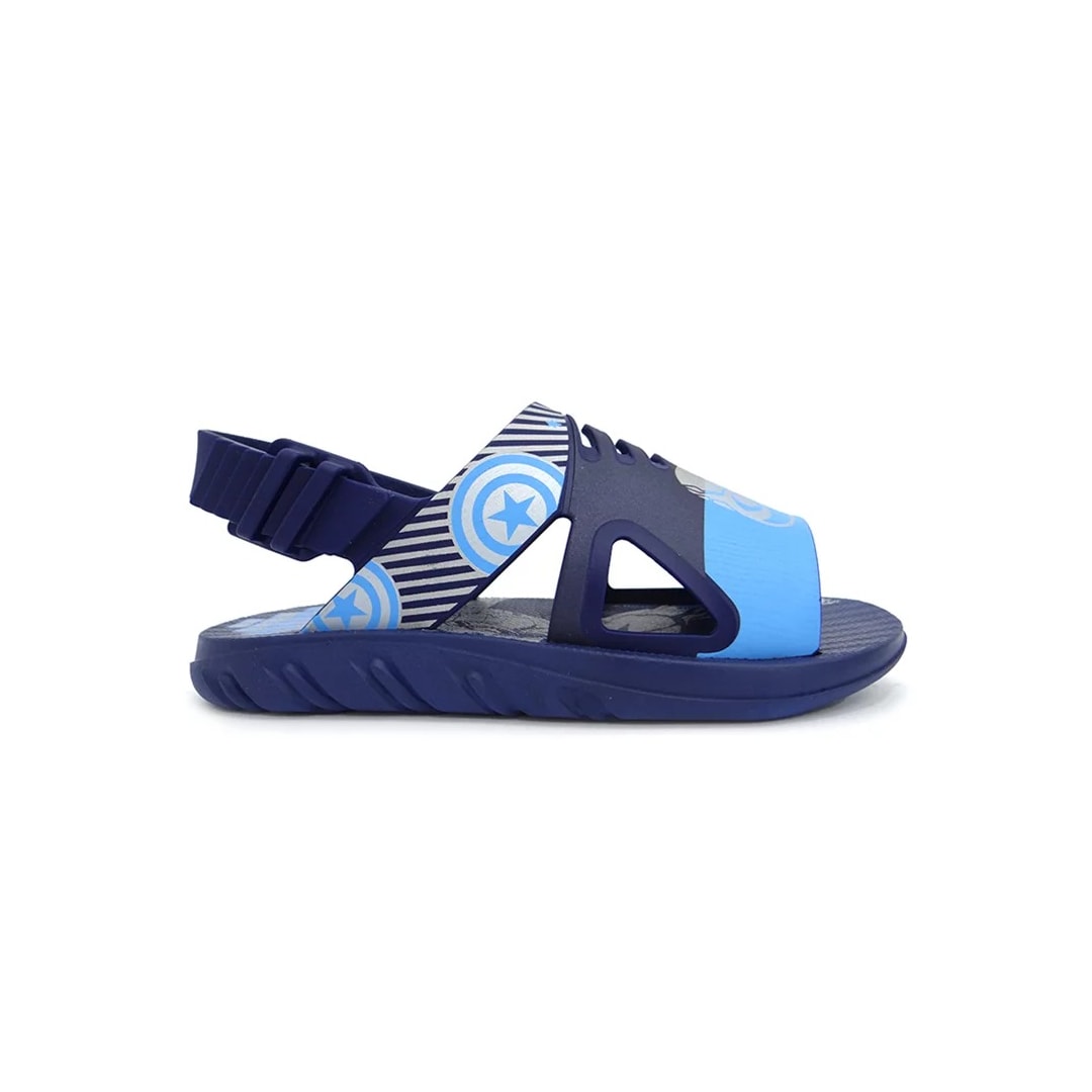 Sandália Grendene Marvel Hero Case Menino 22505 Azul/Azul