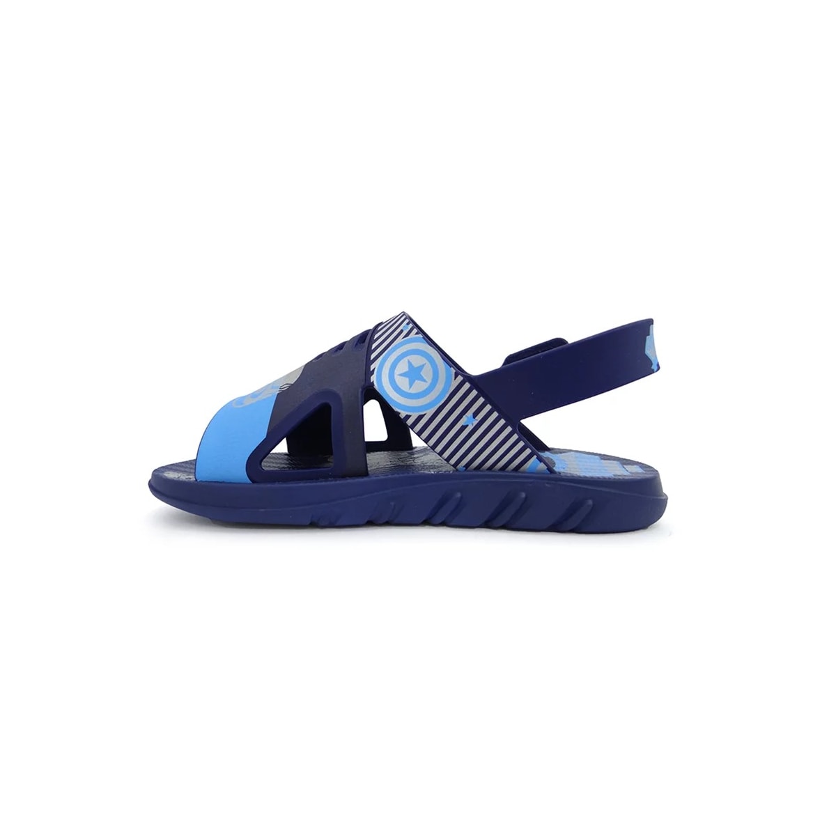 Sandália Grendene Marvel Hero Case Menino 22505 Azul/Azul Sandália Grendene Marvel Hero Case Menino 22505 Azul/Azul