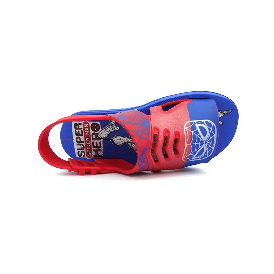 Sandália Grendene Marvel Hero Case Menino 22505 Azul/Vermelho